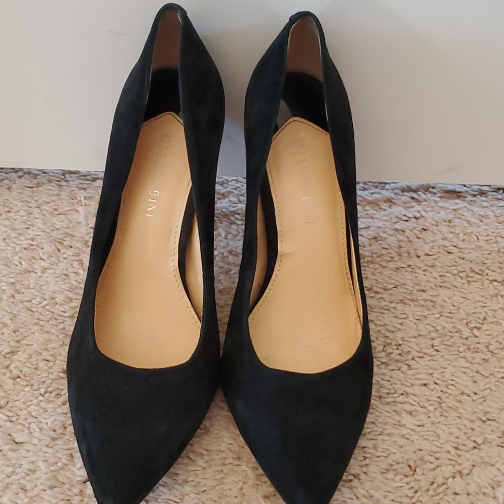 Gianni Bini Black Suede Heels